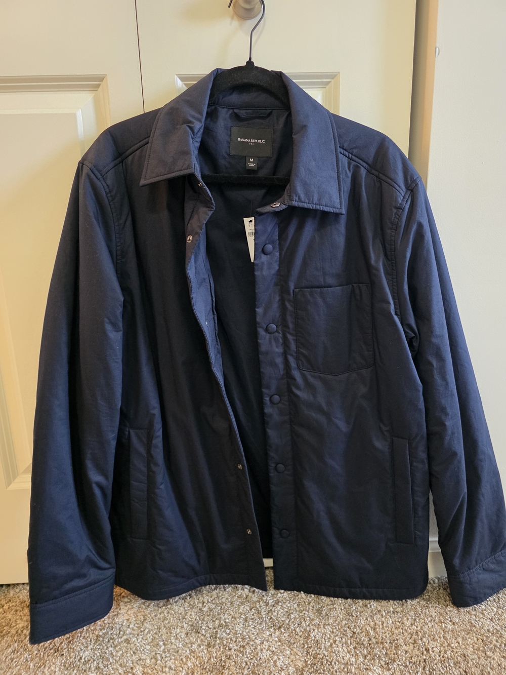 Banana Republic Men's Navy Shirt Jacket